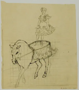partie d'un ensemble de dessins Numéro de voltige 1968.102.4002.3 Photo Mucem