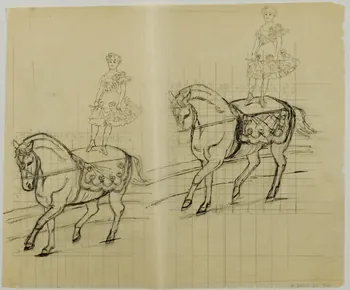 partie d'un ensemble de dessins Numéro de voltige 1968.102.4002.4 Photo Mucem