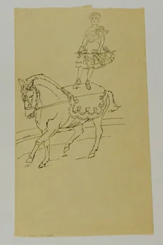partie d'un ensemble de dessins Numéro de voltige 1968.102.4002.5 Photo Mucem
