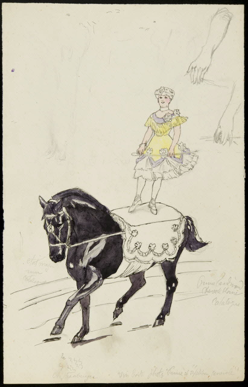 partie d'un ensemble de dessins Ch Strassburger 1968.102.4002.7 Photo Mucem