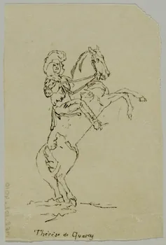 partie d'un ensemble de dessins Thérèse de Quarcy 1968.102.4010  Photo Mucem