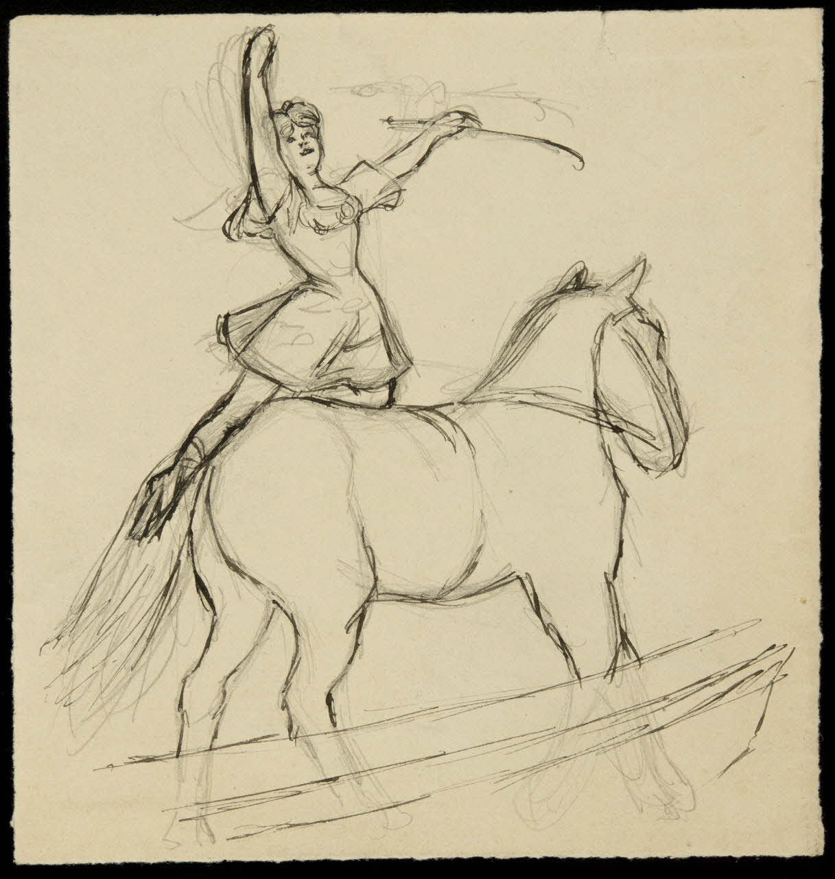 partie d'un ensemble de dessins Numéro de voltige 1968.102.4018 Photo Mucem