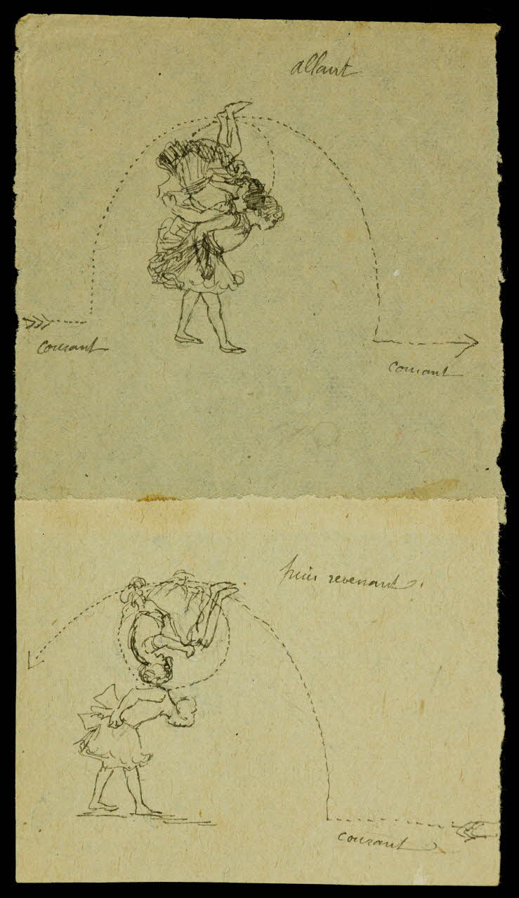 partie d'un ensemble de dessins Les Allissons 1968.102.402 Photo Mucem