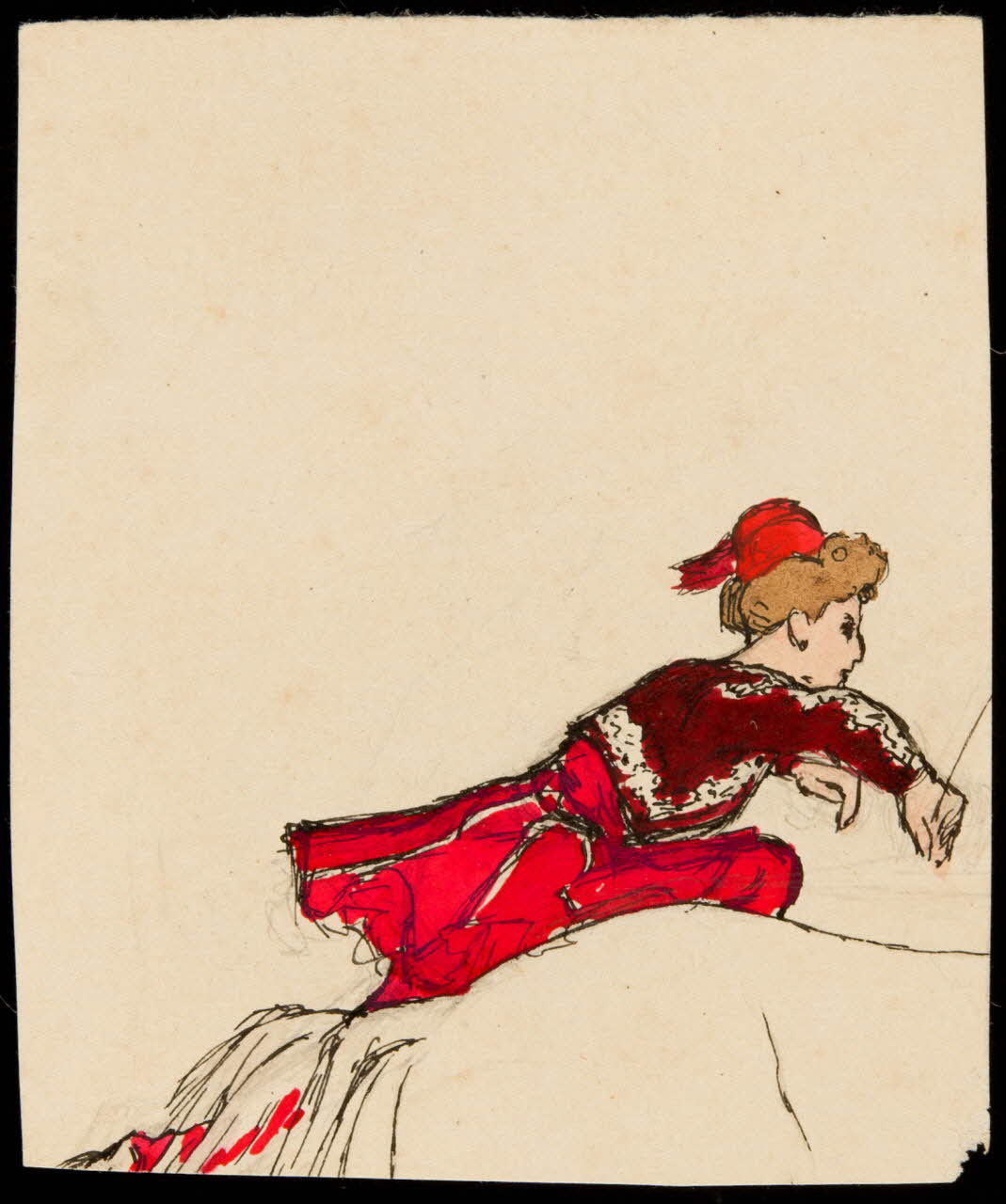 partie d'un ensemble de dessins Numéro de voltige 1968.102.4028 Photo Mucem