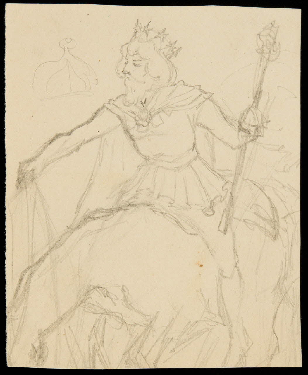 partie d'un ensemble de dessins Numéro équestre 1968.102.4048 Photo Mucem