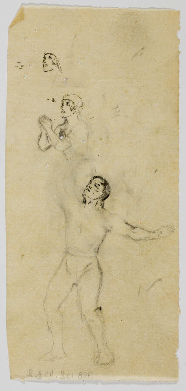 partie d'un ensemble de dessins Artiste de cirque 1968.102.4113.2 Photo Mucem