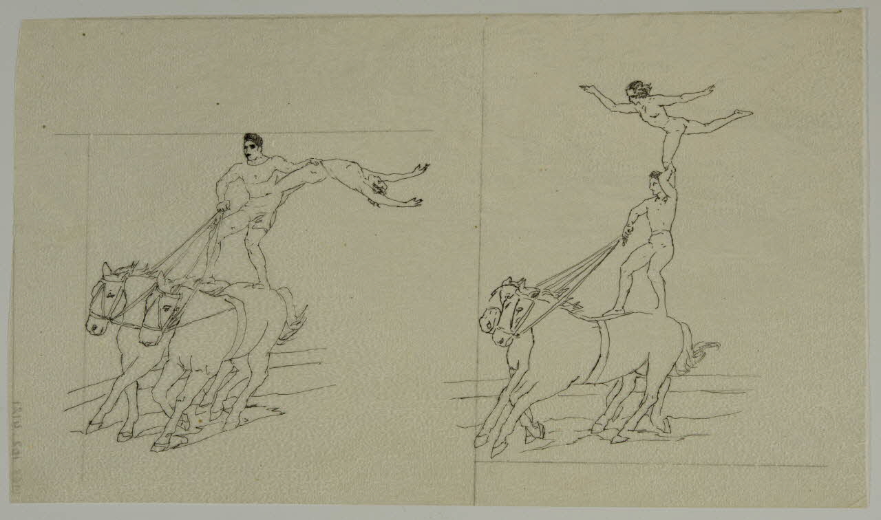 partie d'un ensemble de dessins Numéro de voltige 1968.102.4121 Photo Mucem
