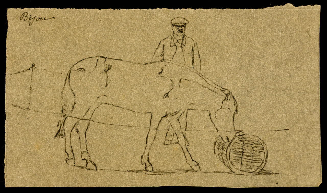 partie d'un ensemble de dessins Bijou 1968.102.4138 Photo Mucem