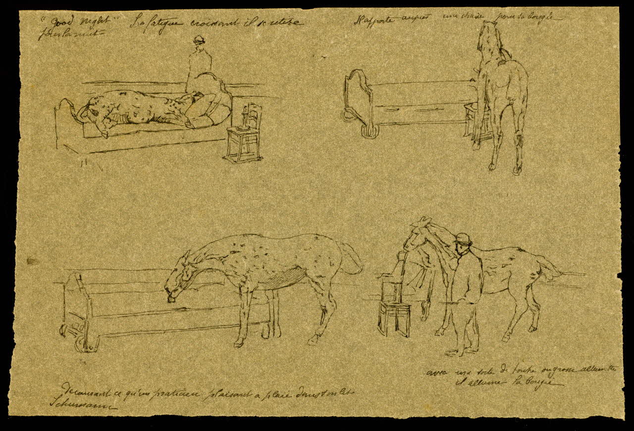 partie d'un ensemble de dessins "Good Night" 1968.102.4139.5 Photo Mucem