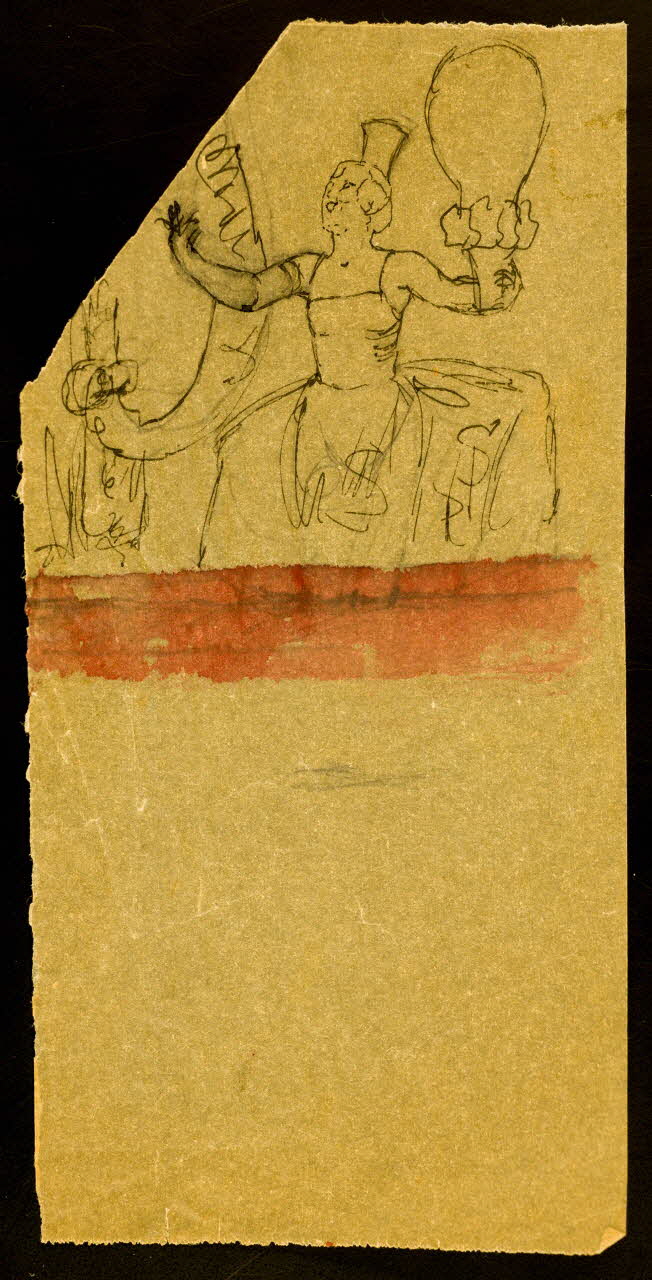 partie d'un ensemble de dessins Dompteuse d'éléphant 1968.102.4154.2 Photo Mucem