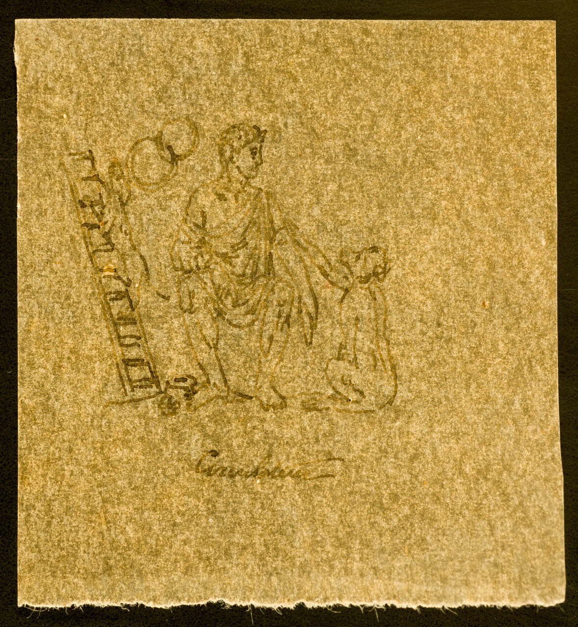 partie d'un ensemble de dessins Circulateur 1968.102.4181 Photo Mucem