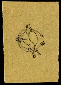 partie d'un ensemble de dessins Chien acrobate 1968.102.4182  Photo Mucem