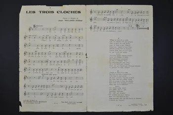 Jean Villard ; Edith Piaf ; Les Compagnons De La Chanson ; Méridian, Les Nouvelles éditions; chanson petit format Paris 8ème 1947 1965.159.5 Photo Mucem