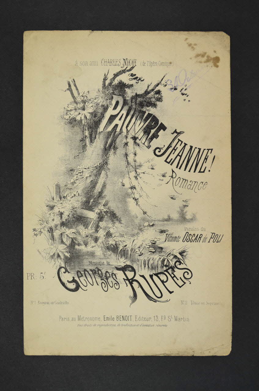 chanson petit format 1966.158.17 Photo Mucem