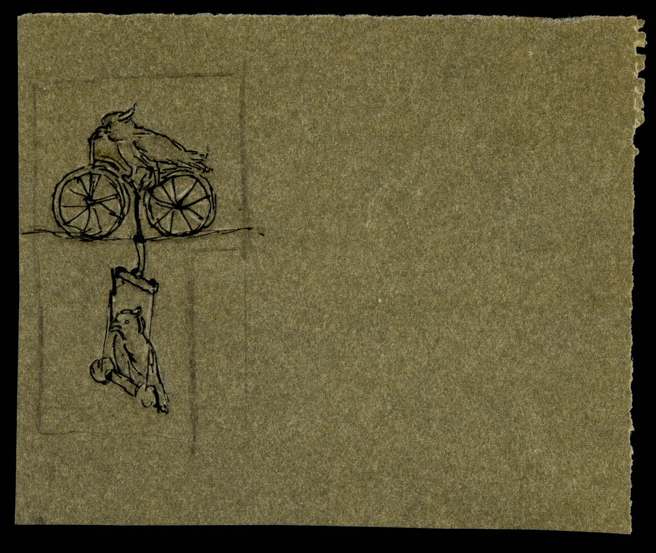 partie d'un ensemble de dessins Fauves 1968.102.4230 Photo Mucem