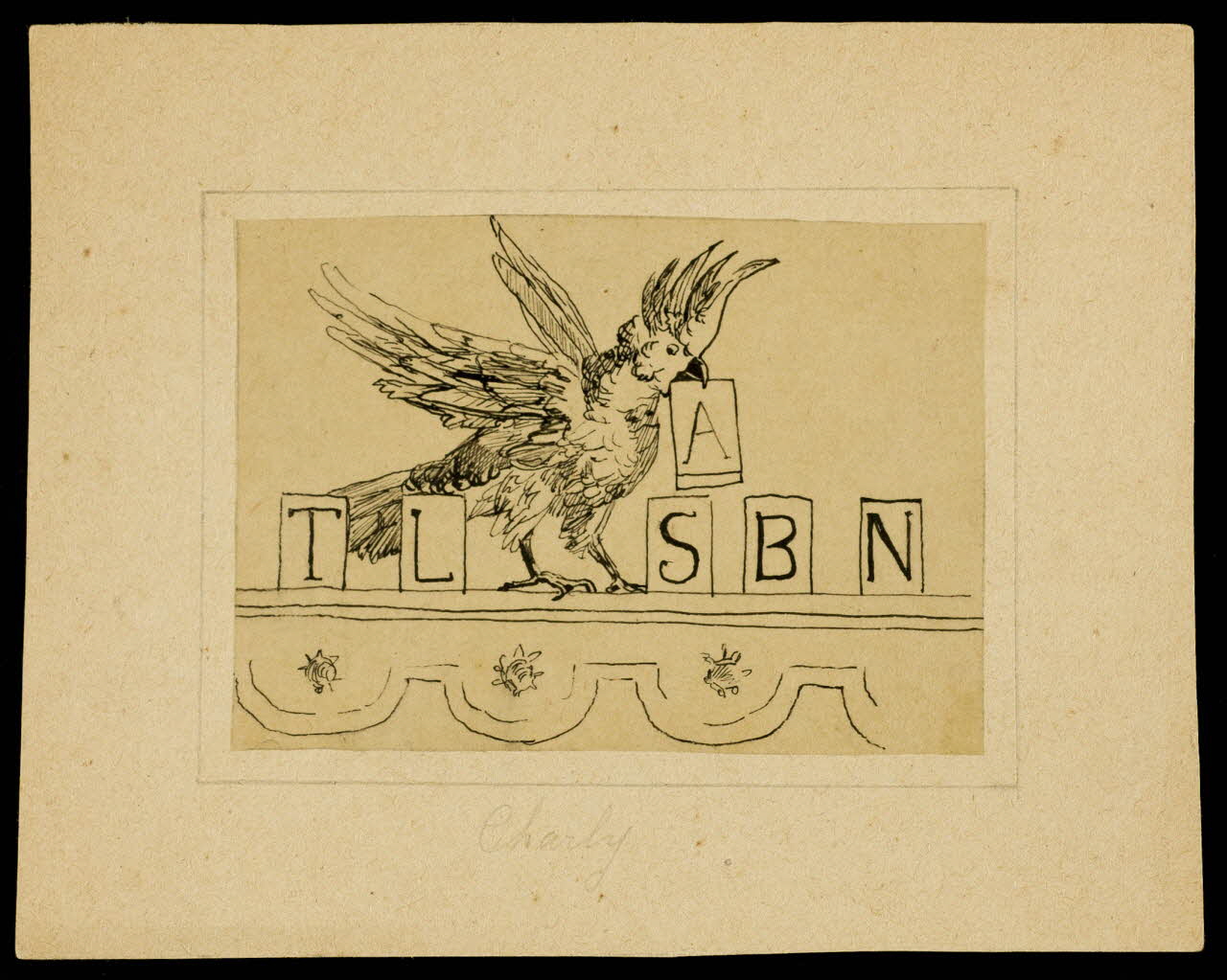 partie d'un ensemble de dessins Charly 1968.102.4255 Photo Mucem