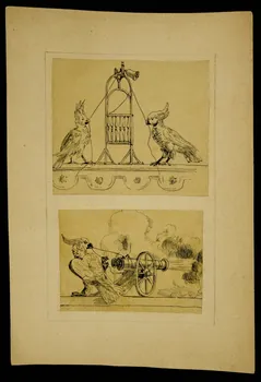partie d'un ensemble de dessins Les Kakaotès de Mr Abdy  14 mai 1887 1968.102.4259 Photo Mucem