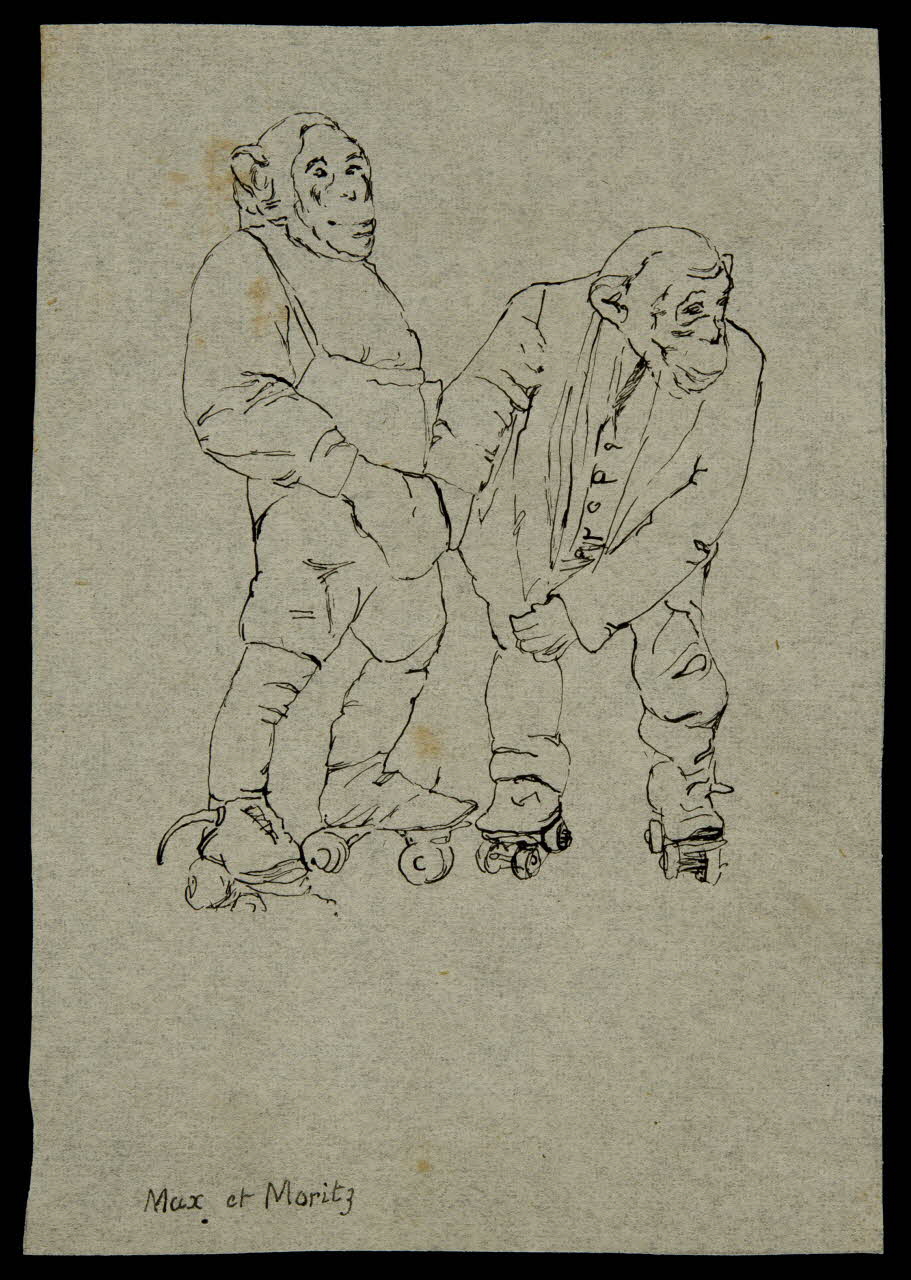 partie d'un ensemble de dessins Max et Moritz 1968.102.4270 Photo Mucem
