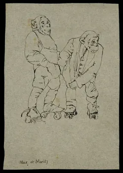 partie d'un ensemble de dessins Max et Moritz 1968.102.4270 Photo Mucem