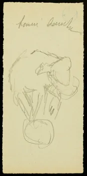 partie d'un ensemble de dessins Ebauche d'éléphant en équilibre sur un ballon 1968.102.429.4 Photo Mucem