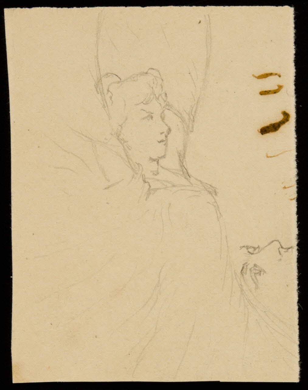 partie d'un ensemble de dessins Danseuse 1968.102.4360 Photo Mucem