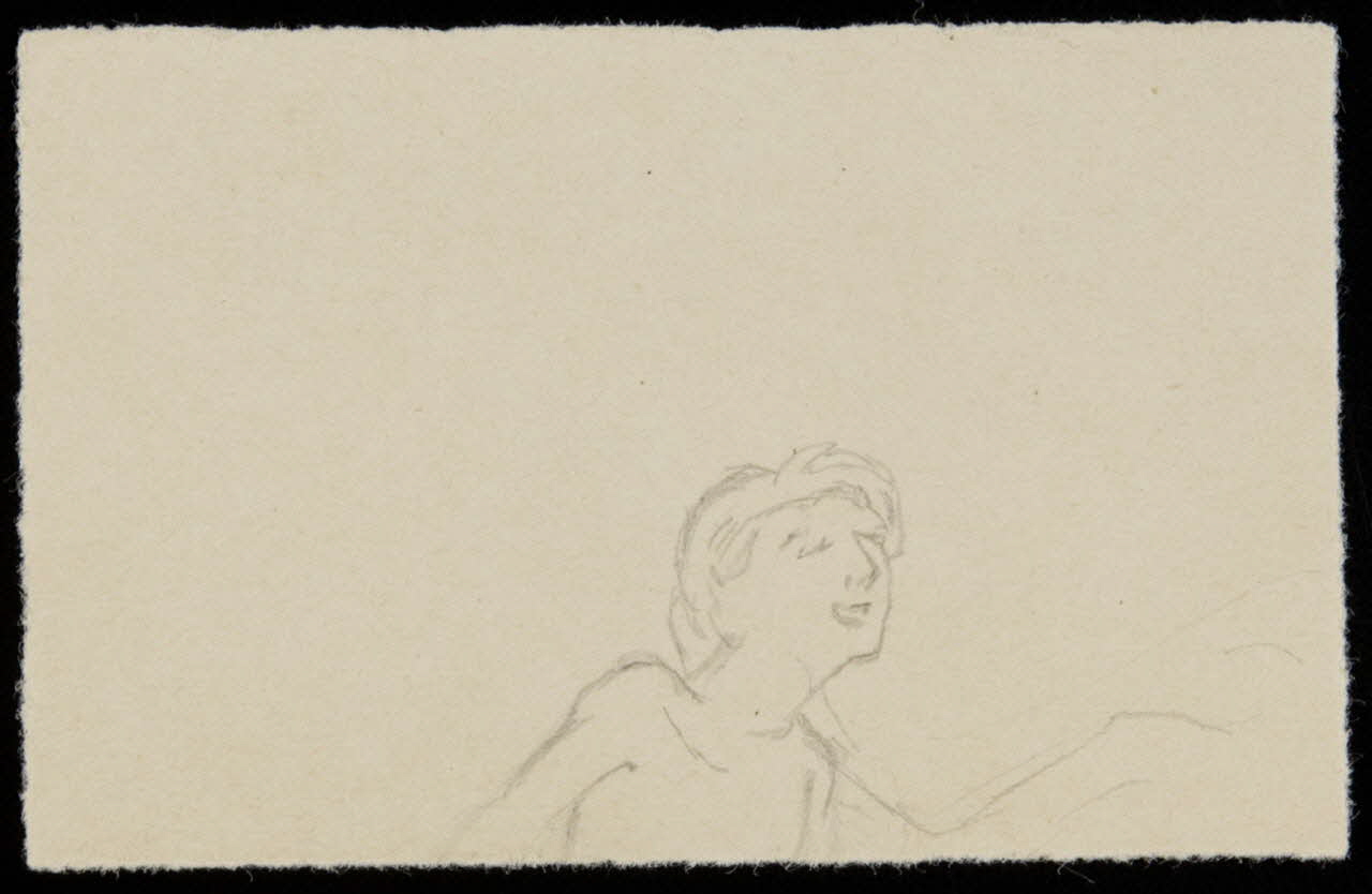 partie d'un ensemble de dessins Portrait de femme 1968.102.4365 Photo Mucem
