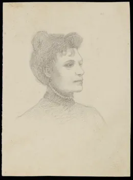 partie d'un ensemble de dessins Portrait de femme 1968.102.4379  Photo Mucem