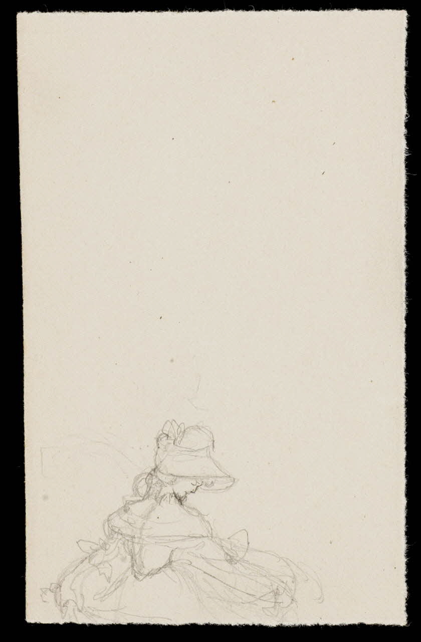 partie d'un ensemble de dessins Femme dansant 1968.102.4401 Photo Mucem