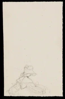 partie d'un ensemble de dessins Femme dansant 1968.102.4401  Photo Mucem