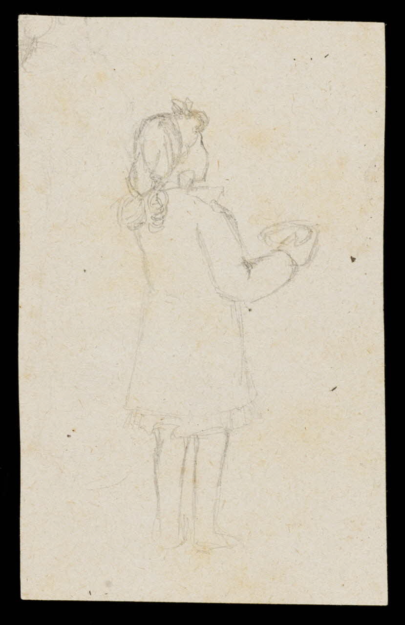 partie d'un ensemble de dessins Jeune fille 1968.102.4402 Photo Mucem