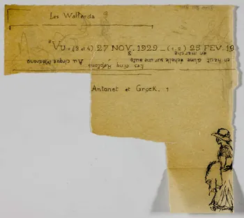 partie d'un ensemble de dessins Les Wallenda 1968.102.4418 Photo Mucem