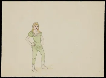 partie d'un ensemble de dessins Jeune fille 1968.102.4434 Photo Mucem
