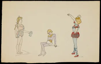 partie d'un ensemble de dessins Femmes 1968.102.4443 Photo Mucem