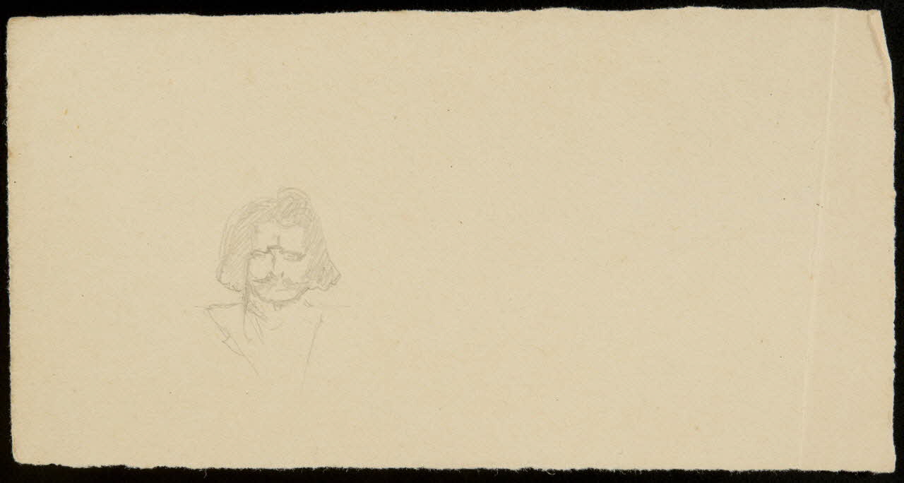 partie d'un ensemble de dessins Portrait d'homme 1968.102.4470 Photo Mucem