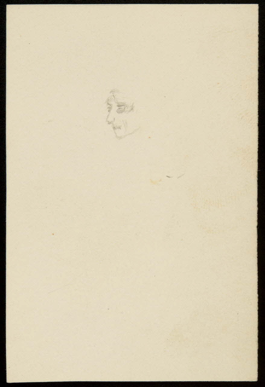 partie d'un ensemble de dessins Visage 1968.102.4475 Photo Mucem