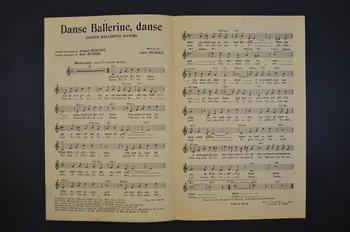 Carl Sigman ; André Hornez ; Line Renaud ; Jefferson Music Co. Inc.; chanson petit format New-York(Etats-Unis) 1947 1965.159.68 Photo Mucem