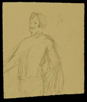 partie d'un ensemble de dessins Portrait d'homme 1968.102.4515  Photo Mucem