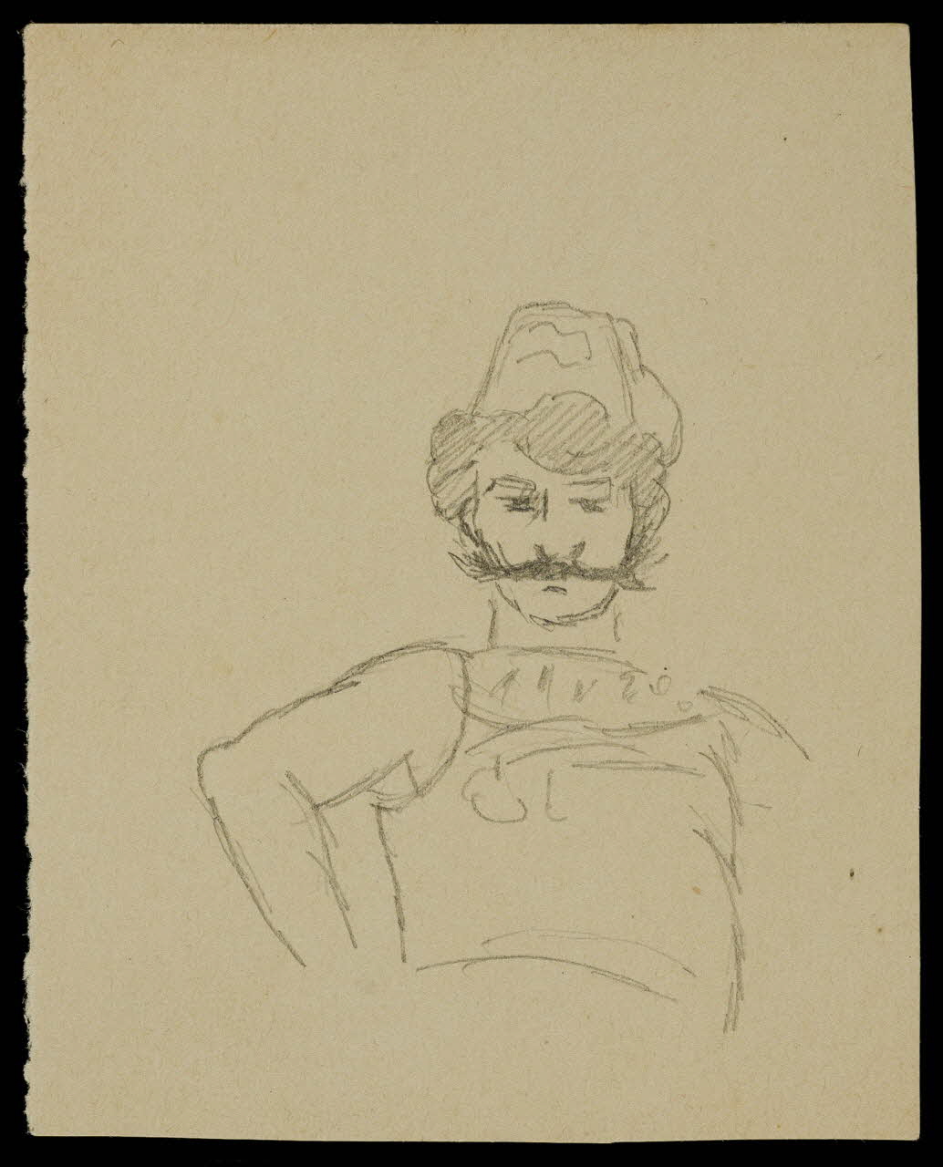 partie d'un ensemble de dessins Artiste du cirque 1968.102.4521 Photo Mucem