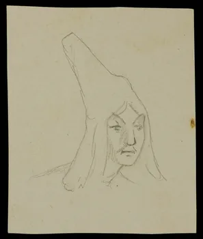 partie d'un ensemble de dessins Artiste du cirque 1968.102.4531 Photo Mucem