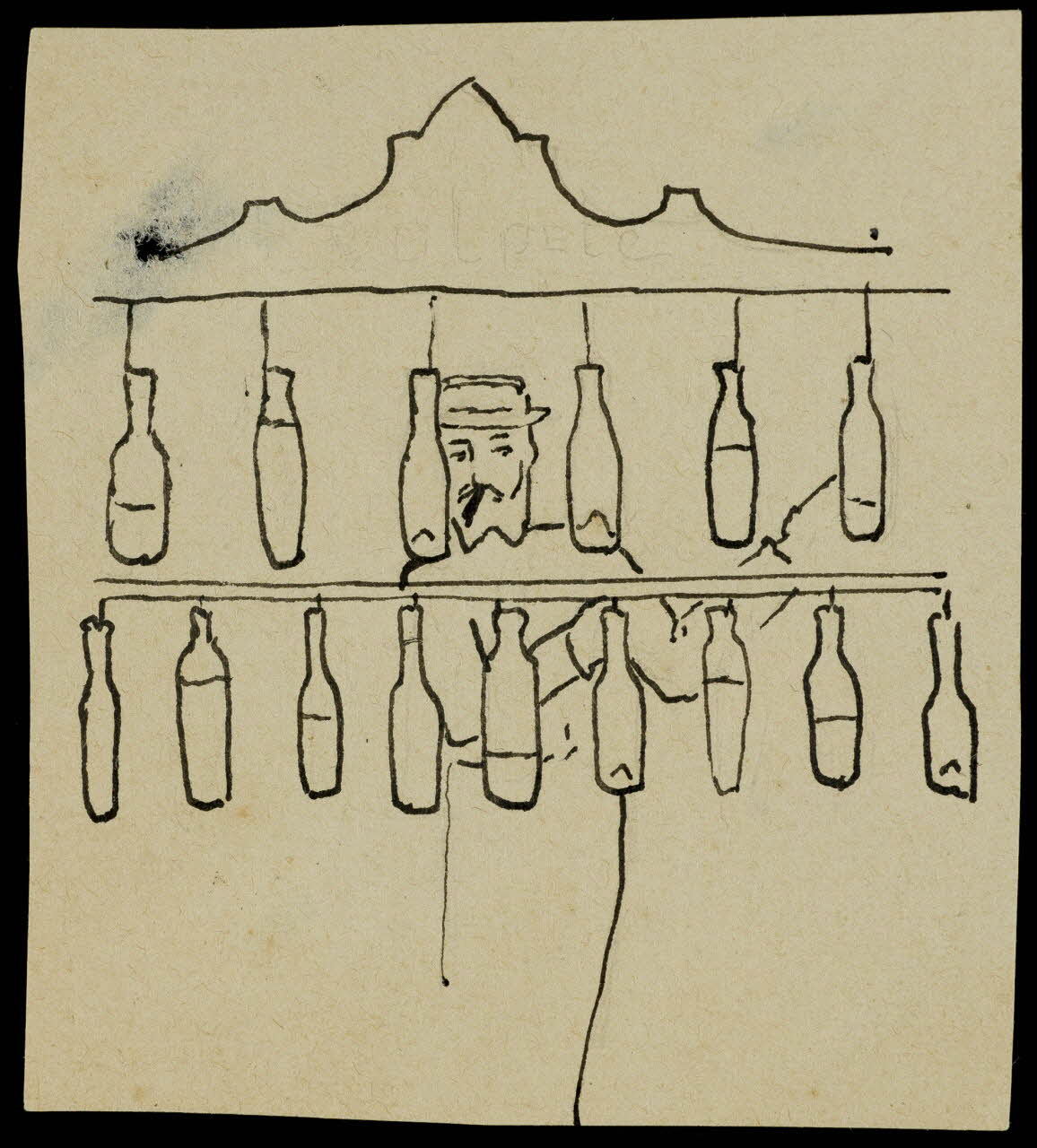 partie d'un ensemble de dessins Artiste du cirque 1968.102.4549 Photo Mucem