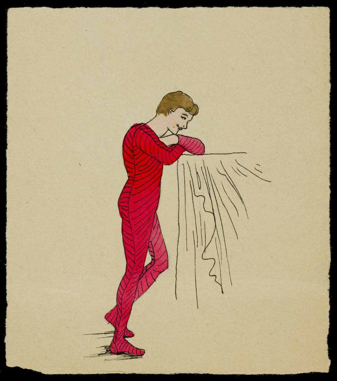 partie d'un ensemble de dessins Artiste du cirque 1968.102.4572.2 Photo Mucem