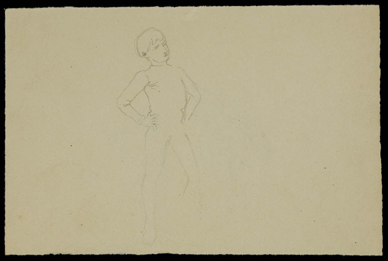 partie d'un ensemble de dessins Artiste du cirque 1968.102.4574 Photo Mucem