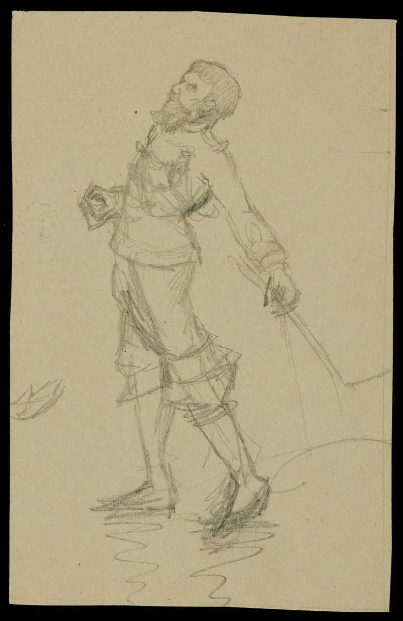 partie d'un ensemble de dessins Artiste du cirque 1968.102.4575 Photo Mucem