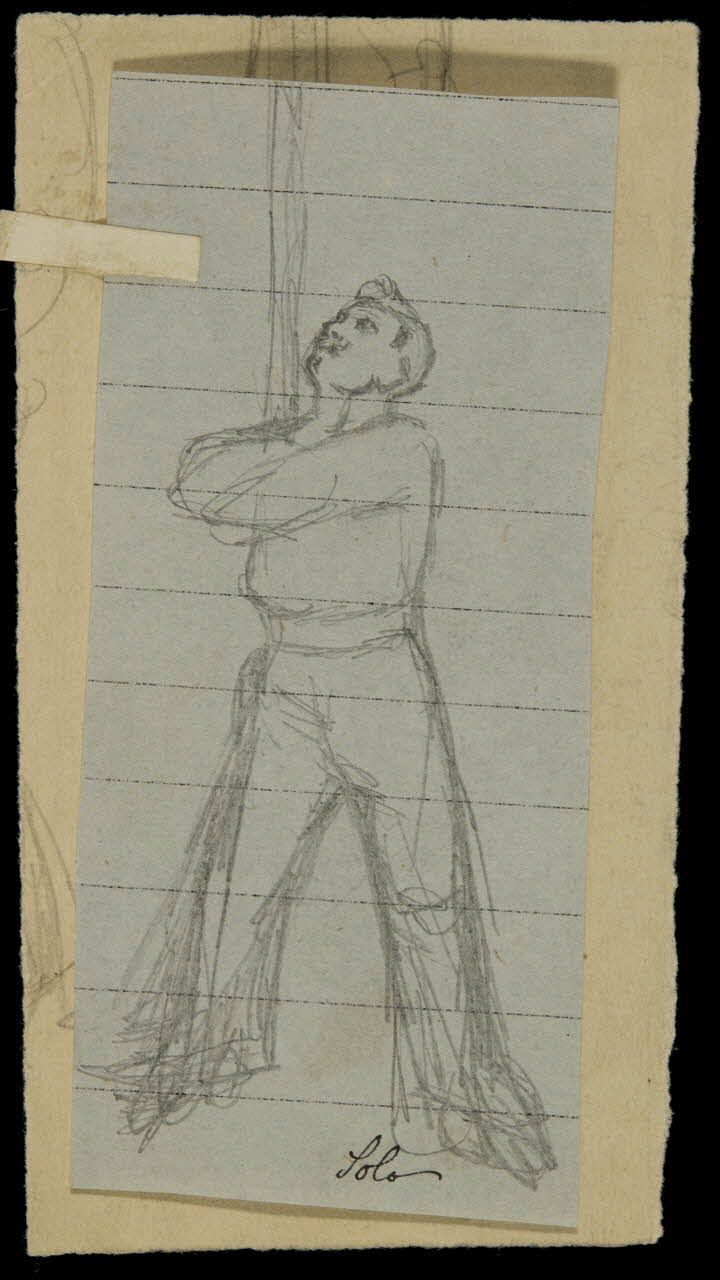 partie d'un ensemble de dessins Solo 1968.102.4594.1 Photo Mucem