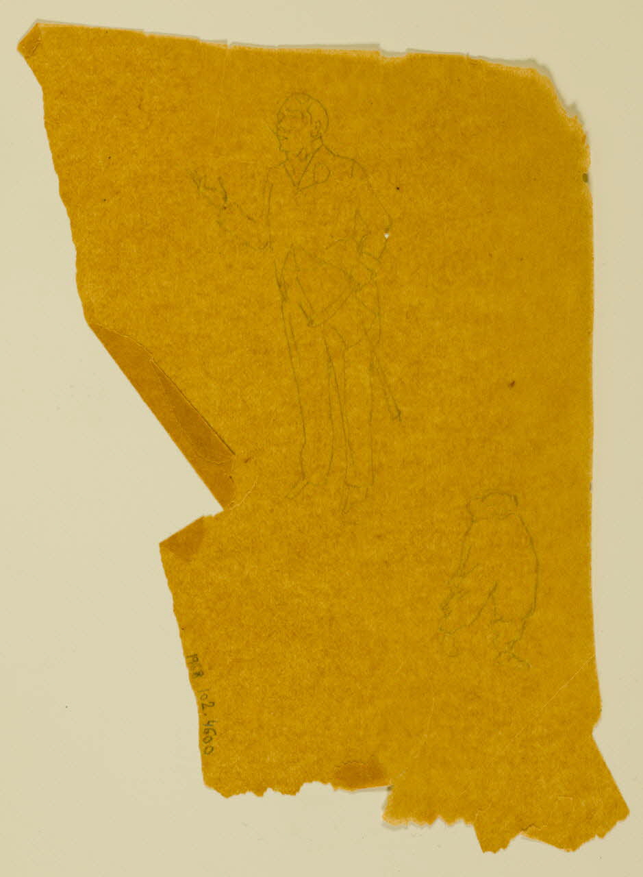 partie d'un ensemble de dessins Esquisses 1968.102.4600 Photo Mucem