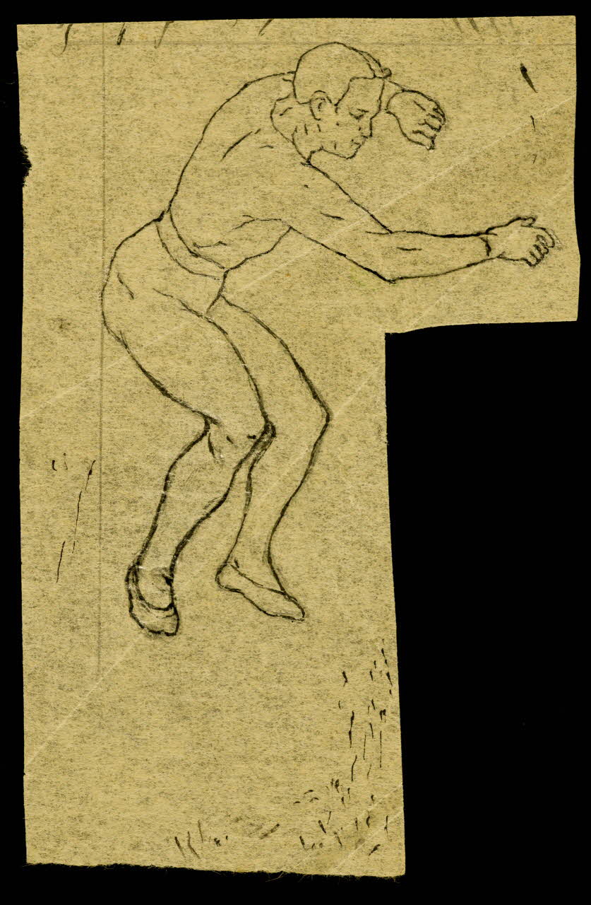 partie d'un ensemble de dessins Homme 1968.102.4604 Photo Mucem