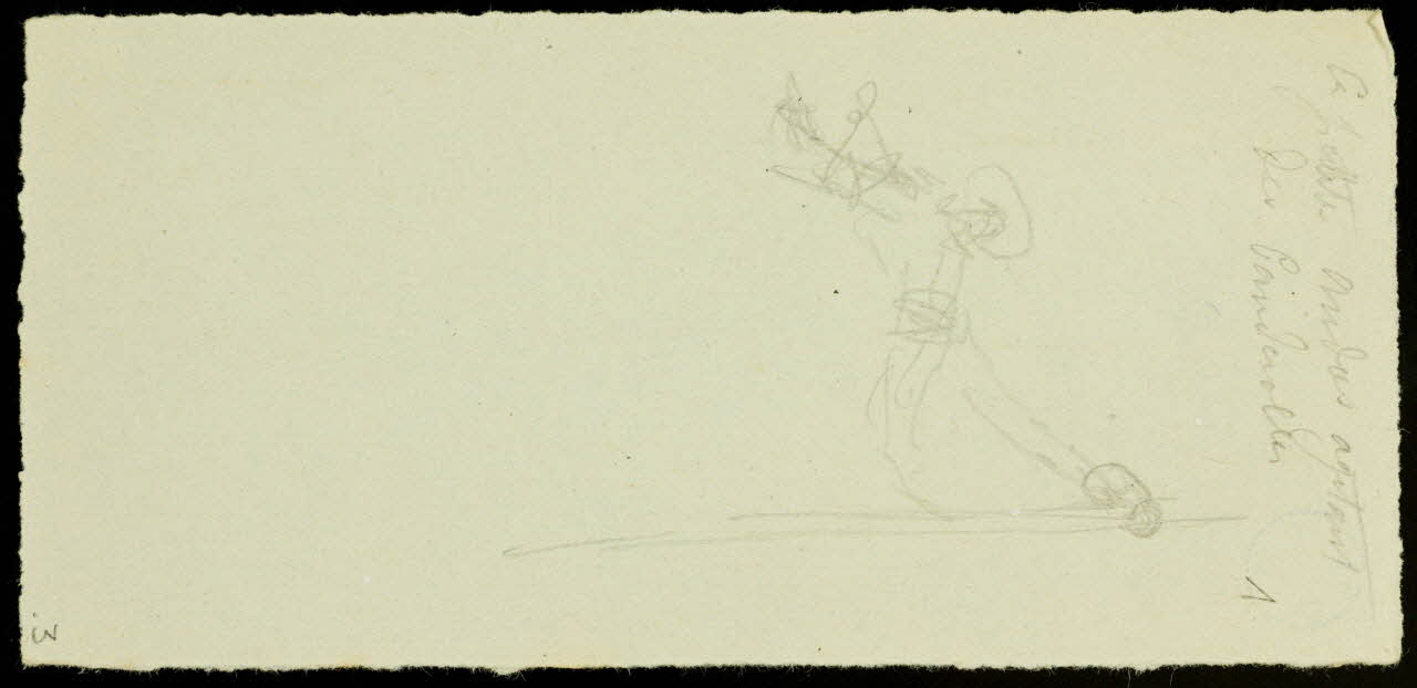 partie d'un ensemble de dessins Andos  Mlle Andos 1968.102.461.3 Photo Mucem