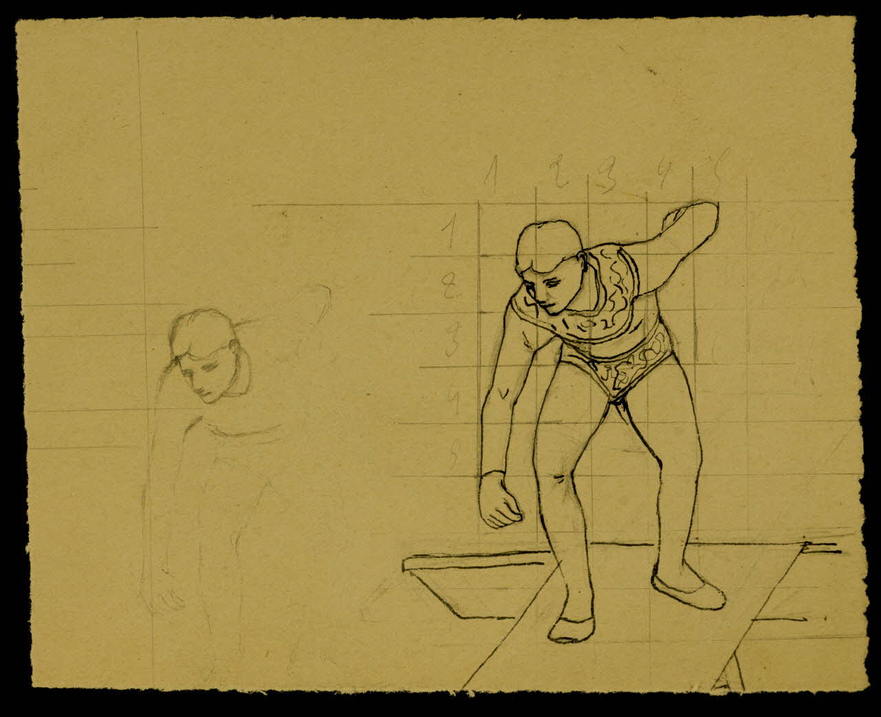 partie d'un ensemble de dessins Artiste 1968.102.4619 Photo Mucem