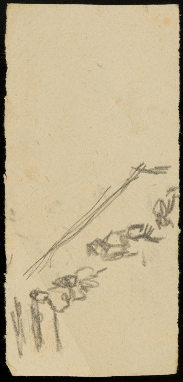 partie d'un ensemble de dessins Ebauche de silhouettes 1968.102.4647 Photo Mucem