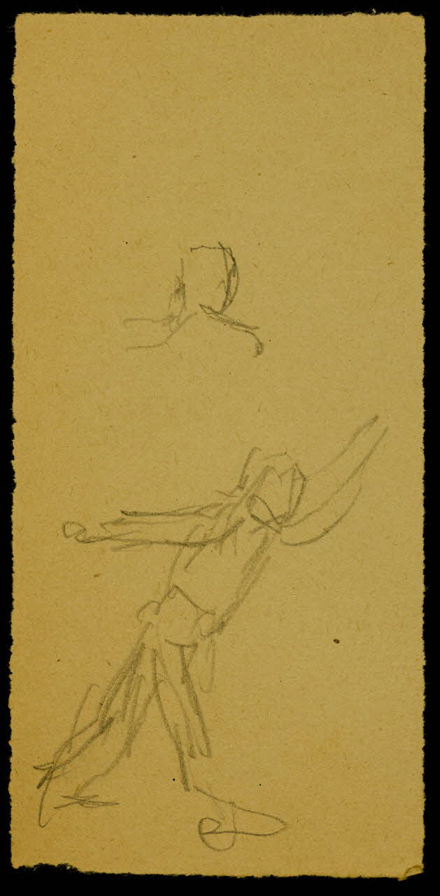 partie d'un ensemble de dessins Silhouette 1968.102.4656 Photo Mucem